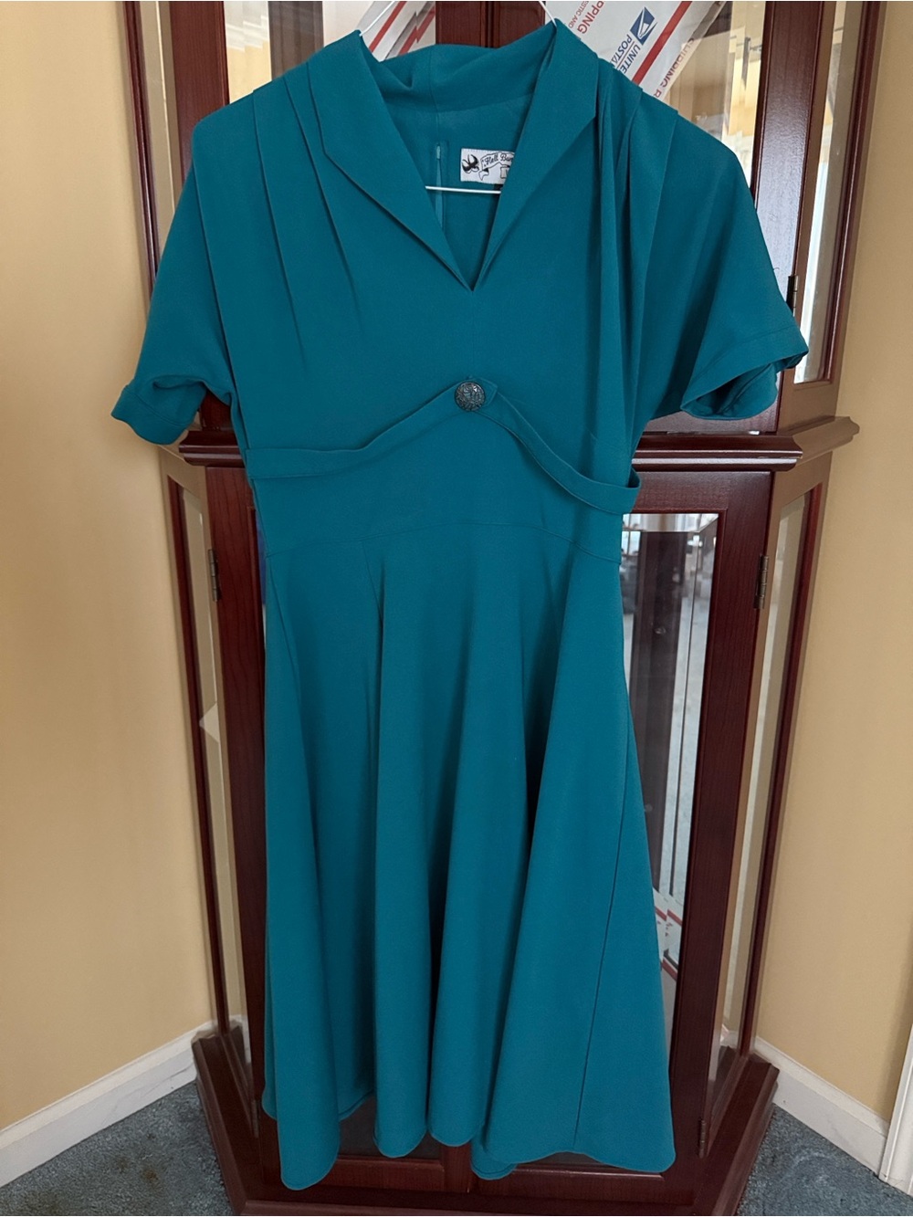 Small Teal Hell Bunny Dress